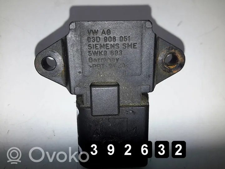 Volkswagen Fox Sensore di pressione dei gas di scarico 03d908051