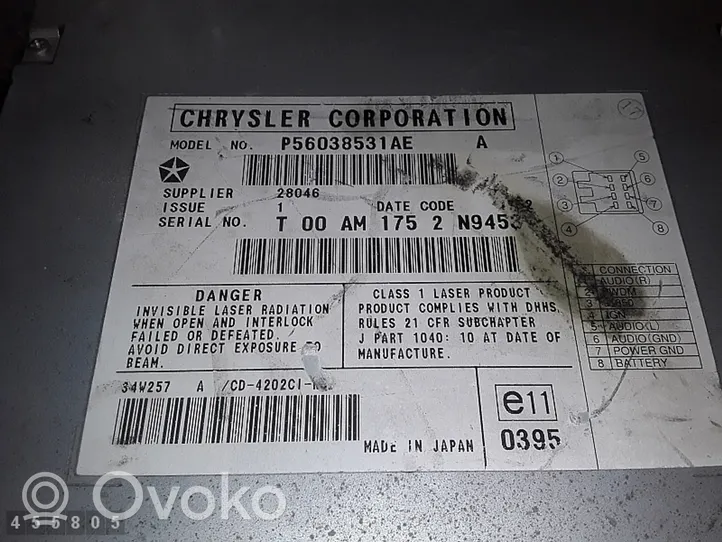 Chrysler Voyager Zmieniarka płyt CD/DVD p56038531ae