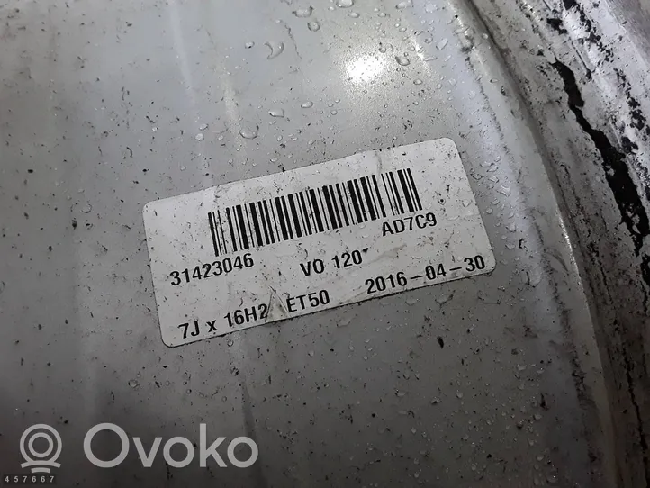 Volvo V60 Felgi aluminiowe R16 31423046