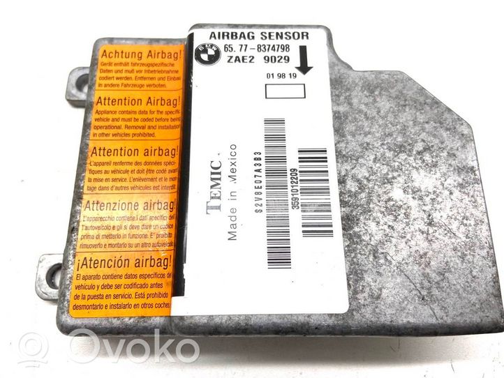 BMW Z3 E36 Gaisa spilvenu vadības bloks 65778374798