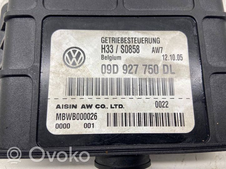 Volkswagen Touareg I Module de contrôle de boîte de vitesses ECU 09D927750DL