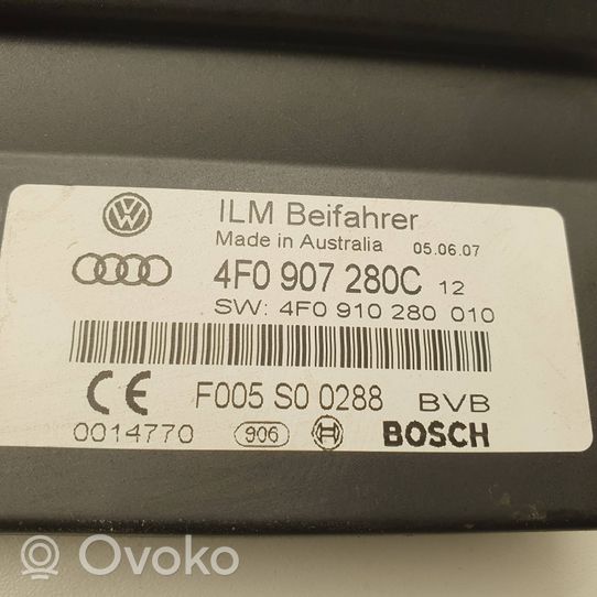 Audi A6 S6 C6 4F Kiti valdymo blokai/ moduliai 4F0907280C