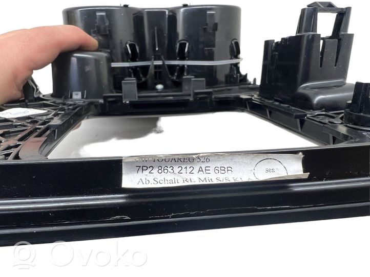 Volkswagen Touareg II Inserti decorativi cornice della consolle centrale 7P2863212AE