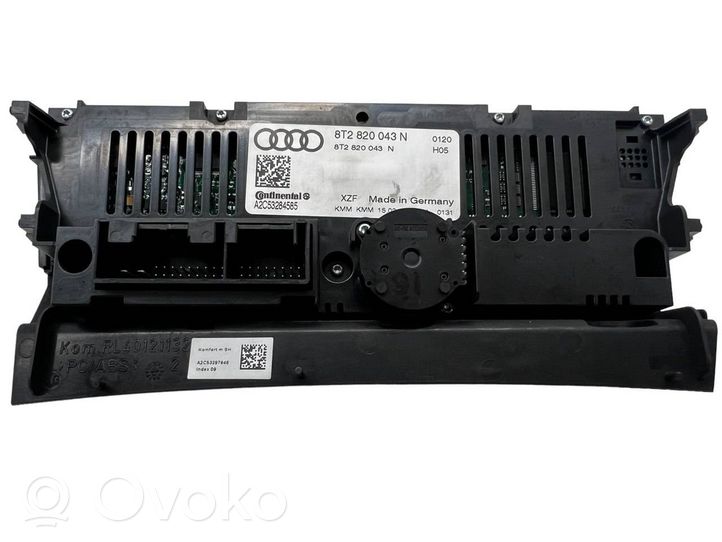 Audi A4 S4 B8 8K Gaisa kondicioniera / klimata kontroles / salona apsildes vadības bloks (salonā) 8T2820043N