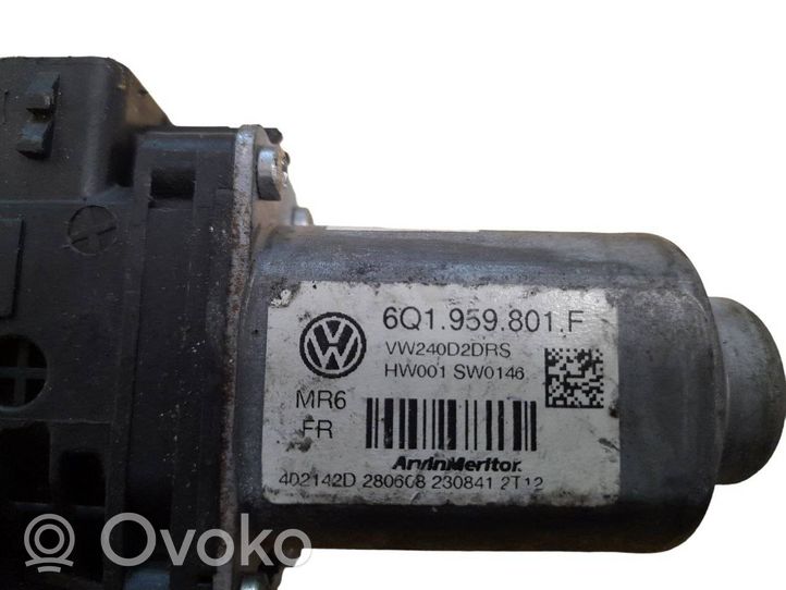 Volkswagen Polo IV 9N3 Mécanisme lève-vitre avant avec moteur 6Q1959801F