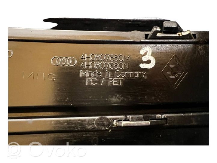 Audi A8 S8 D4 4H Etupuskurin alempi jäähdytinsäleikkö 4H0807680M