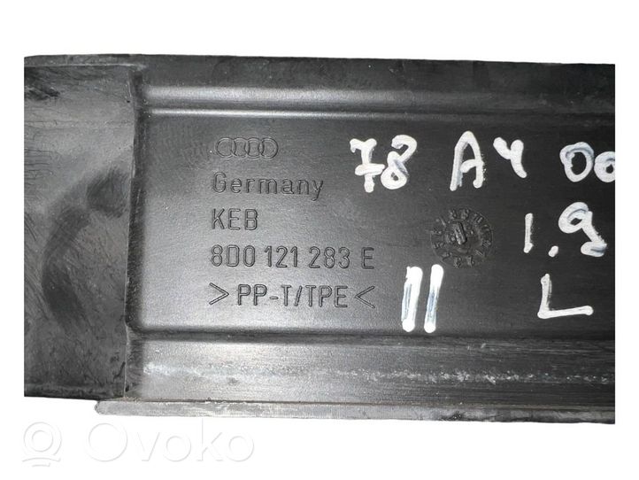 Audi A4 S4 B5 8D Wlot / Kanał powietrza intercoolera 8D0121283E