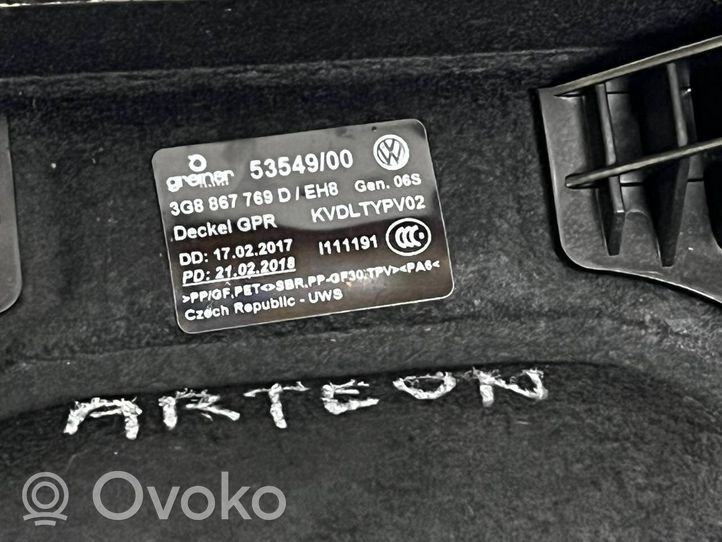 Volkswagen Arteon Grilles/couvercle de haut-parleur arrière 3G8867769D