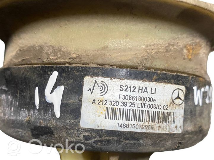 Mercedes-Benz E W212 Sacca a pressione sospensione/ammortizzatore posteriore A2123203925