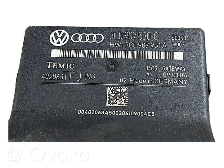 Volkswagen PASSAT B6 Moduł sterowania Gateway 3C0907530C