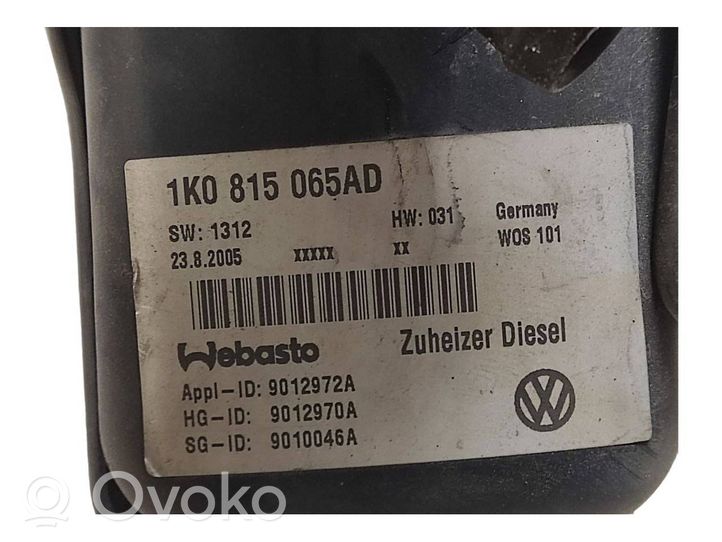 Volkswagen Touran I Ogrzewanie postojowe Webasto 1K0815065AD