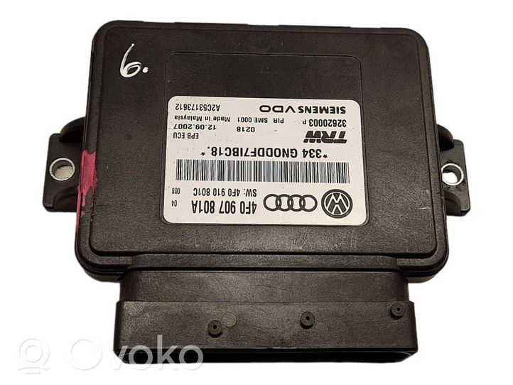 Audi A4 S4 B7 8E 8H Centralina/modulo sistema frenante 4F0907801A