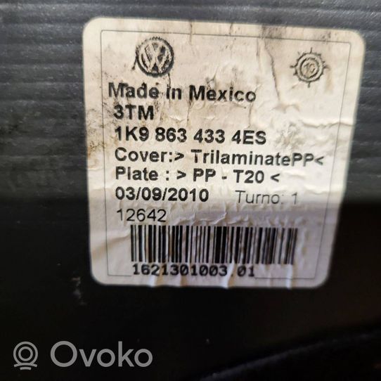 Volkswagen Golf VI Tavaratilan pohjan tekstiilimatto 1K9863433