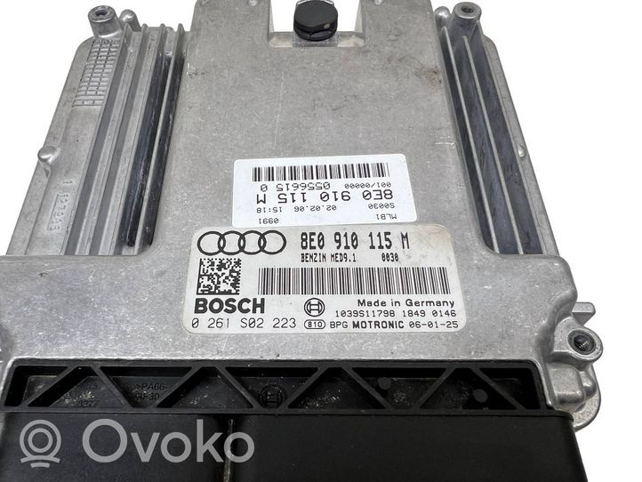 Audi A4 S4 B7 8E 8H Oro pakabos valdymo blokas (galinės) 8E0910115M