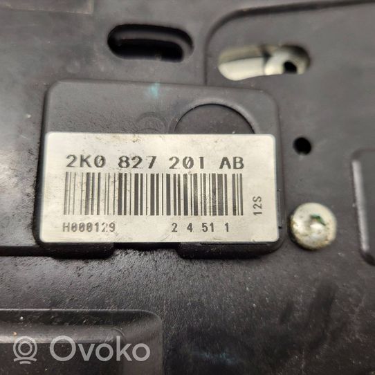 Volkswagen Caddy Loading door lock 2K0827201AB