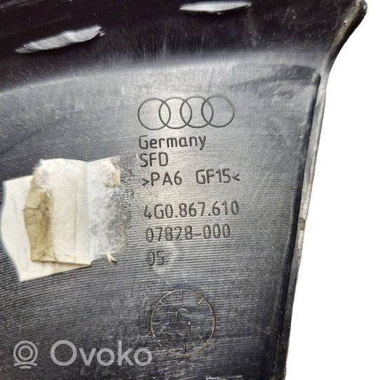 Audi A6 S6 C7 4G Rivestimento modanatura del vetro della portiera anteriore 4G0867610