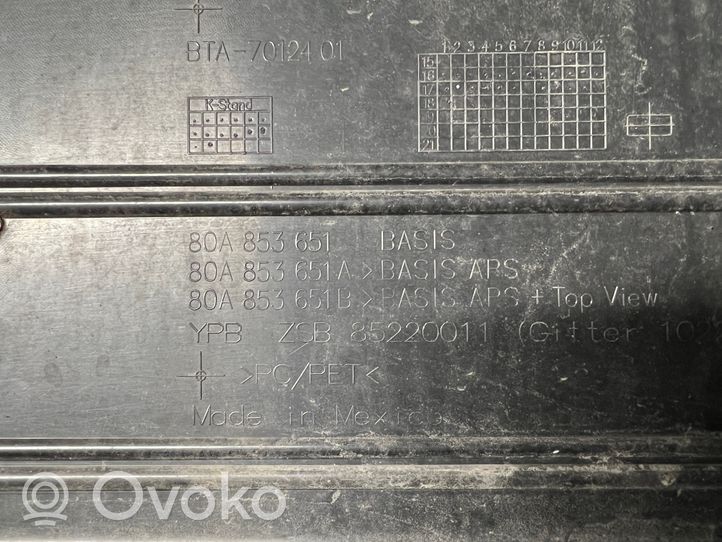 Audi Q5 SQ5 Maskownica / Grill / Atrapa górna chłodnicy 80A853651