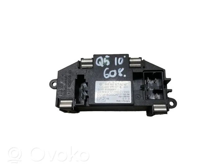 Audi Q5 SQ5 Résistance moteur de ventilateur de chauffage 8K0820521B