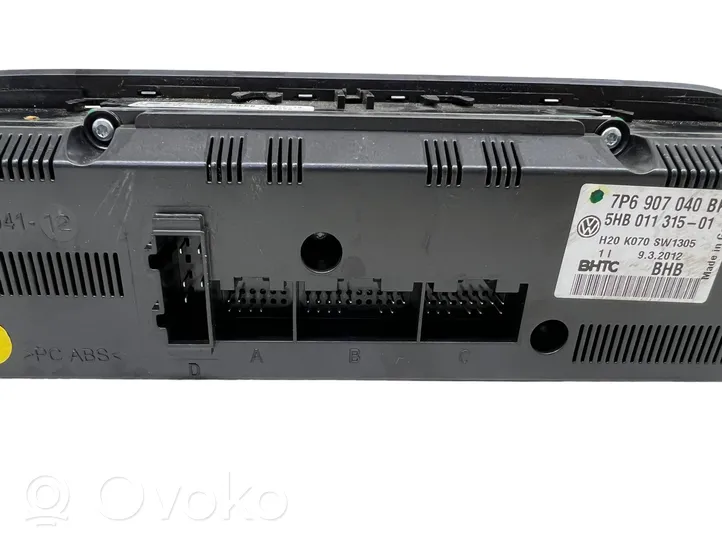 Volkswagen Touareg II Climate control unit 7P6907040BK