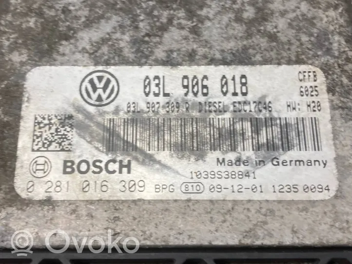 Volkswagen Golf VI Sterownik / Moduł ECU 03L906018