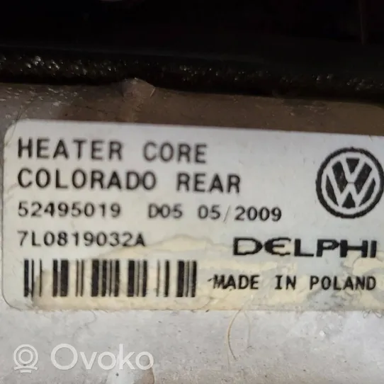 Audi Q7 4L Interior heater climate box assembly 7L0819358