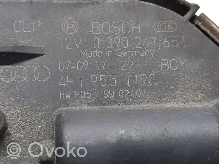 Audi A6 S6 C6 4F Tringlerie et moteur d'essuie-glace avant 4F1955119C