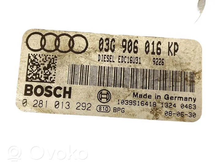 Audi A4 S4 B7 8E 8H Centralina/modulo motore ECU 03G906016KP