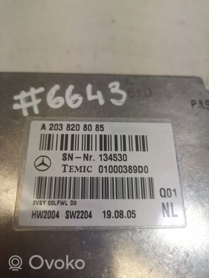 Mercedes-Benz SL R230 Puhelimen käyttöyksikkö/-moduuli A2038208085