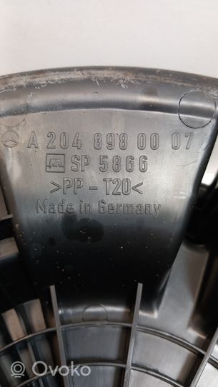 Mercedes-Benz C W204 Rezerves riteņa nodalījuma dekoratīvā apdare A2048980007