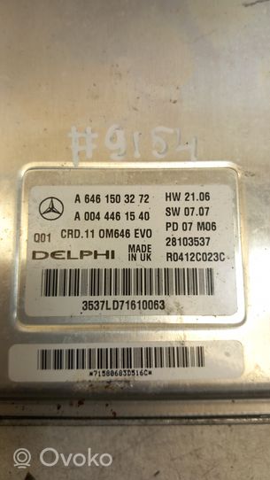 Mercedes-Benz E W211 Variklio valdymo blokas A6461503272