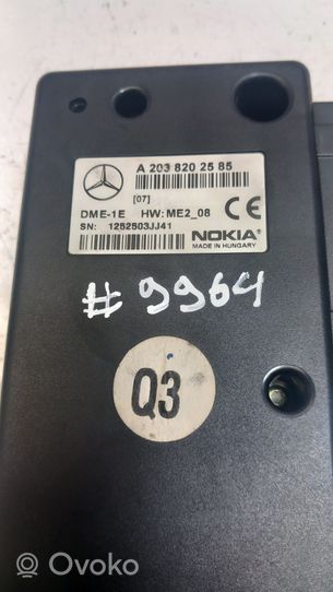 Mercedes-Benz C W203 Sterownik / Moduł sterujący telefonem A2038202585