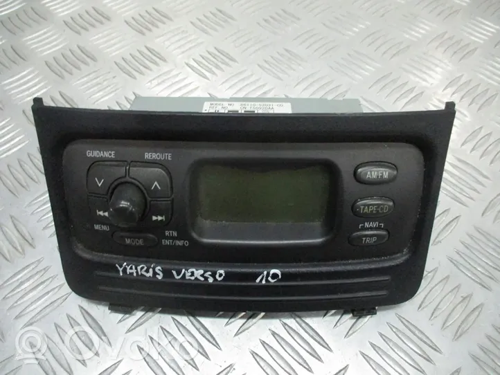 Toyota Yaris Verso Monitor / wyświetlacz / ekran 86110-52031