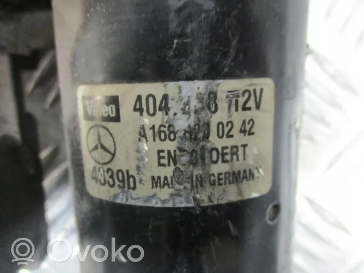 Mercedes-Benz A W168 Mechanizm wycieraczek szyby przedniej / czołowej A1688200242