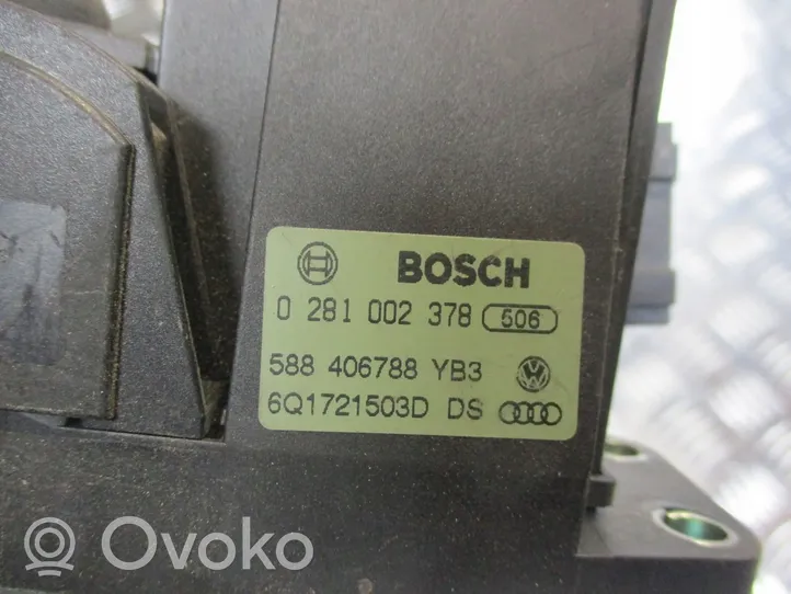 Volkswagen Fox Sensore posizionamento del pedale dell’acceleratore 6Q1721503D