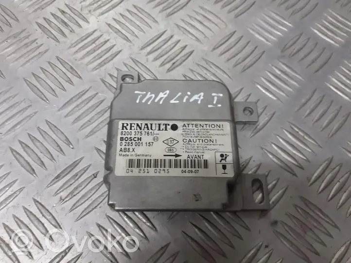 Renault Thalia I Module de contrôle airbag 8200375761