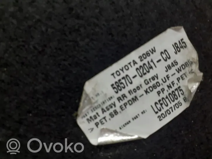 Toyota Corolla E120 E130 Podłoga bagażnika 58570-02041-C