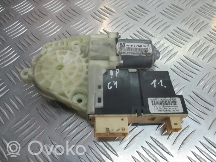 Citroen C4 I Moteur de lève-vitre de porte avant 9681575380