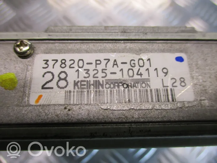 Honda Logo Engine control unit/module ECU 37820-P7A-G01