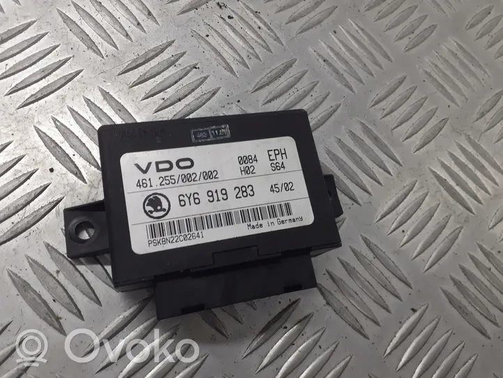 Skoda Fabia Mk1 (6Y) Parking PDC control unit/module 6Y6919283