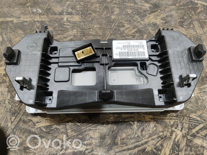 Opel Mokka B Compteur de vitesse tableau de bord 9837447380