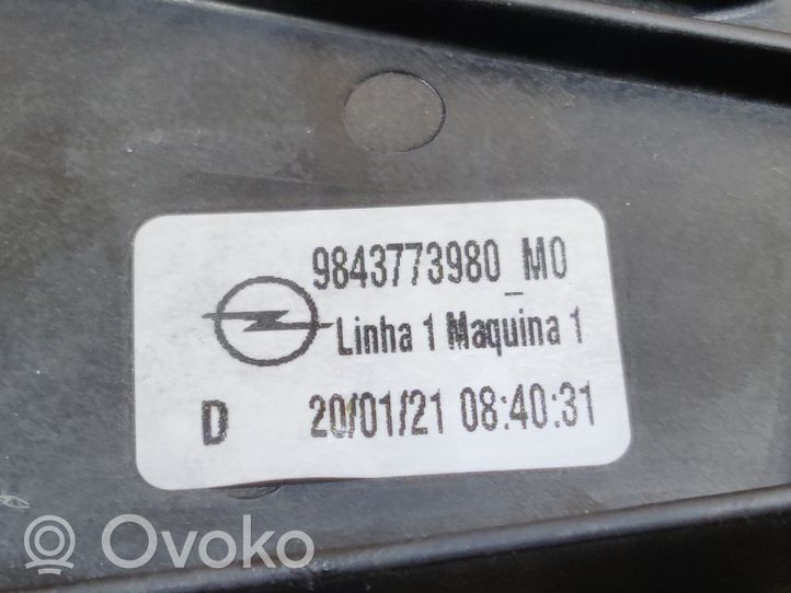 Opel Mokka B Alzacristalli della portiera posteriore con motorino 9843773980