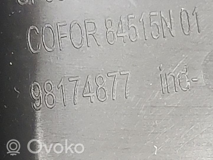 Citroen DS7 Crossback Muu vararenkaan verhoilun elementti 98174877