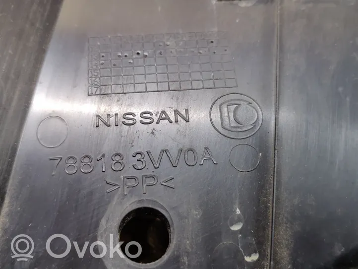 Nissan Note (E12) Pare-boue arrière 788183VV0A