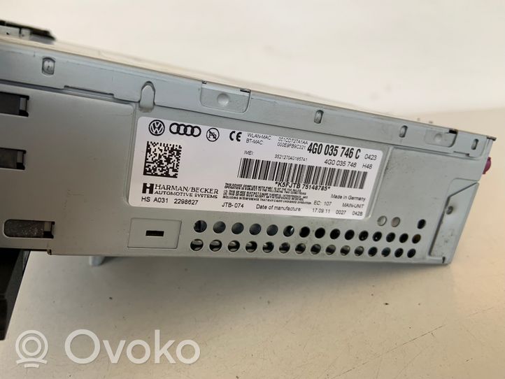 Audi A6 S6 C7 4G Radio / CD/DVD atskaņotājs / navigācija 4G0035746C