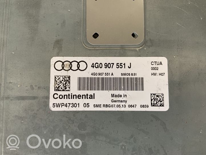 Audi A6 S6 C7 4G Moottorin ohjainlaite/moduuli 4G0907551J