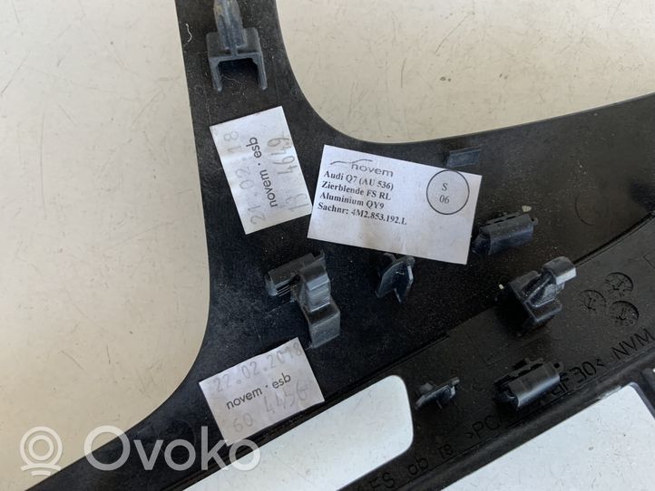 Audi Q7 4M Dashboard glove box trim 4M2853192L