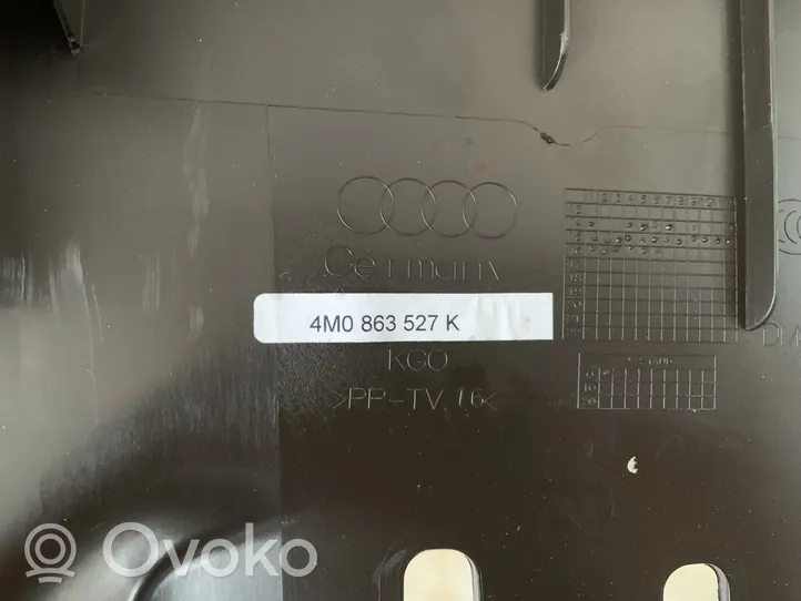 Audi Q7 4M Trunk/boot lower side trim panel 4M0863527K