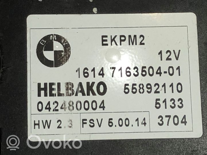 BMW 6 E63 E64 Polttoaineen ruiskutuspumpun ohjainlaite/moduuli 7163504