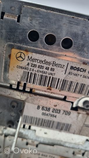 Mercedes-Benz S W220 Radija/ CD/DVD grotuvas/ navigacija A2208204889