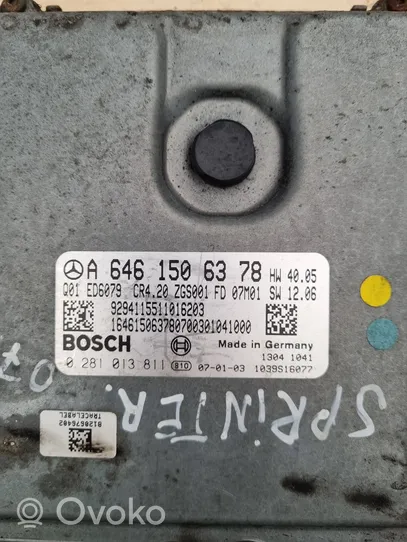 Mercedes-Benz Sprinter W906 Sterownik / Moduł ECU A6461506378